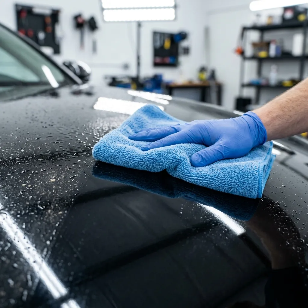 Step 1: Clean and Dry the Scratched Surface Area