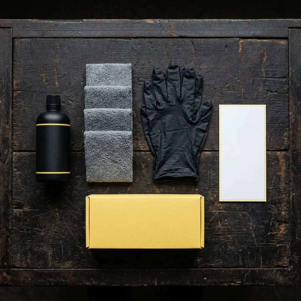 PolishNano Complete Unboxing Knolling Flat-Lay